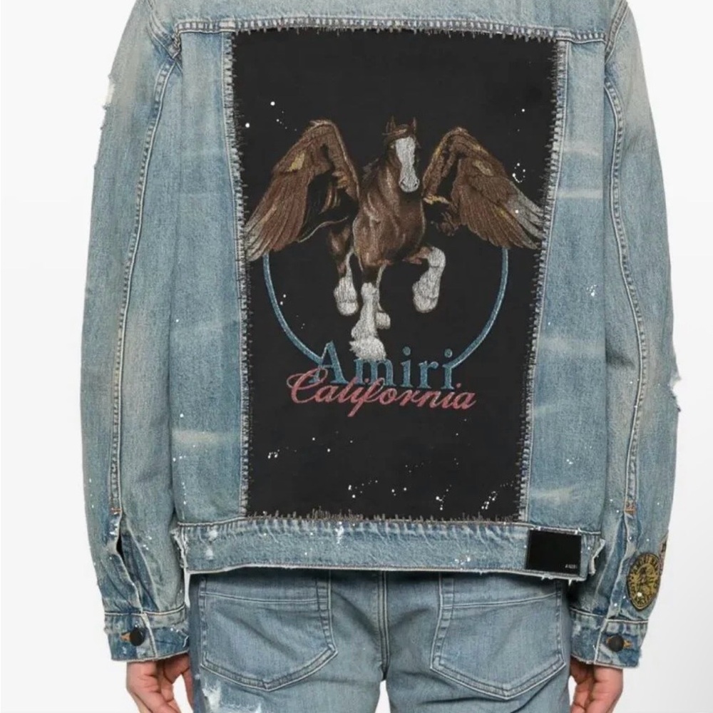 AMIRI AMIRI Vintage Pegasus Trucker Jacket Sz. M Sold Out